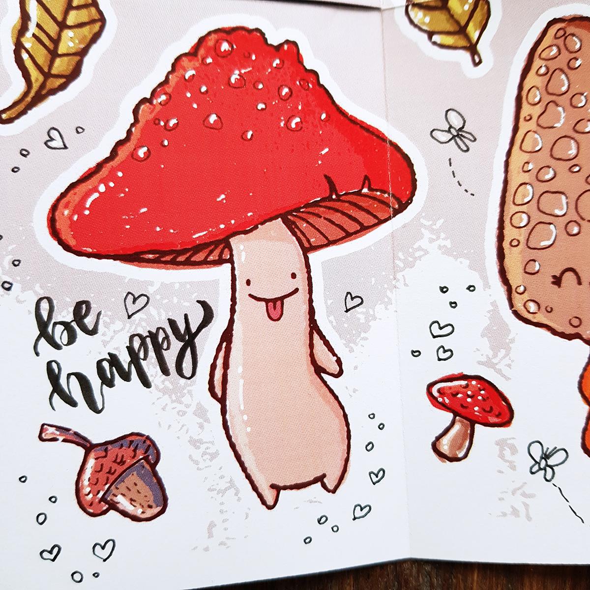 Mushroom Zine :D - image 3 - student project