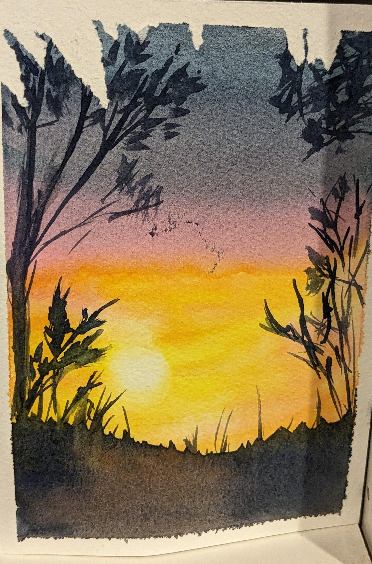 therapeutic watercolor w Payal - image 5 - student project