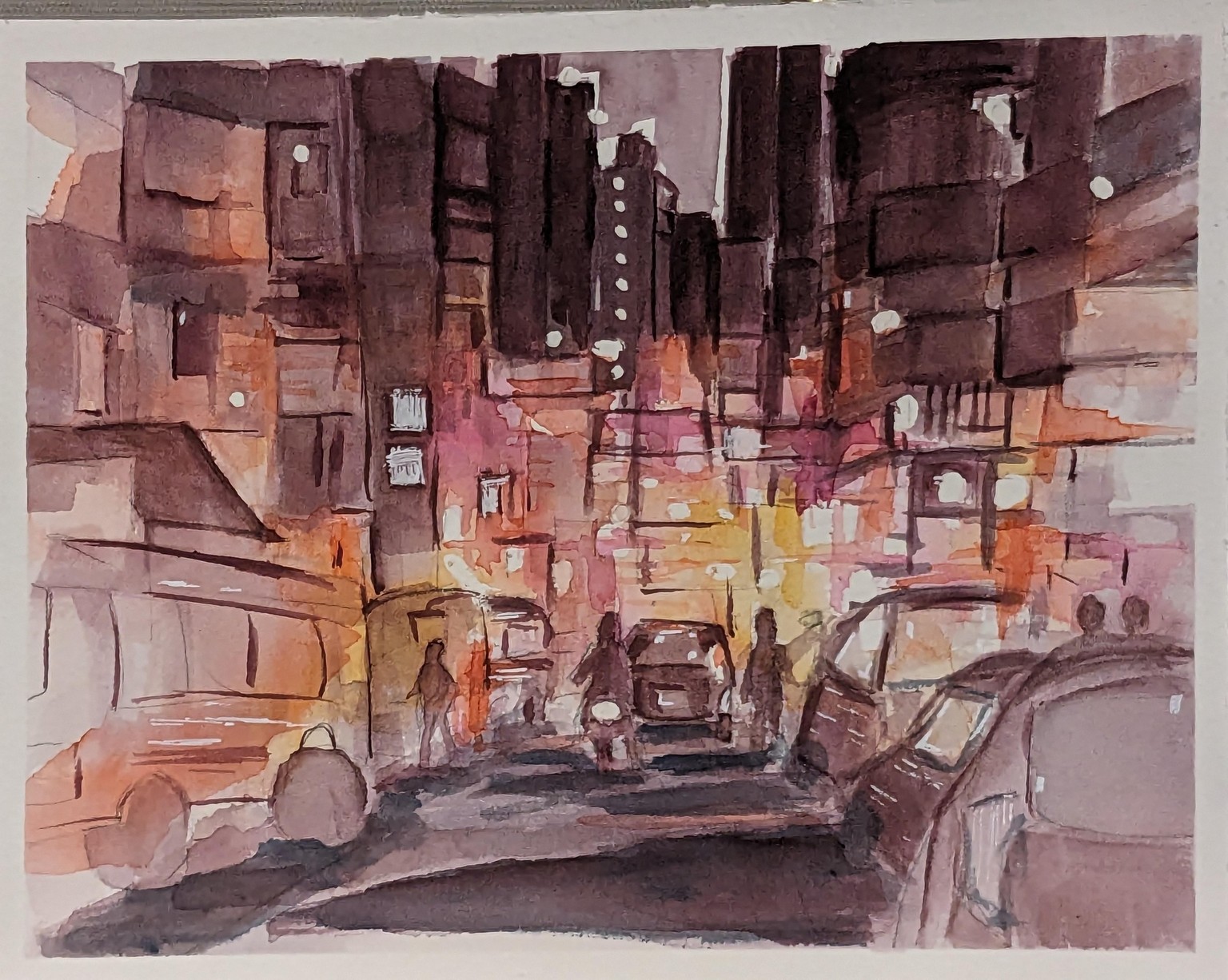cityscapes w rainb. w 4 - image 1 - student project