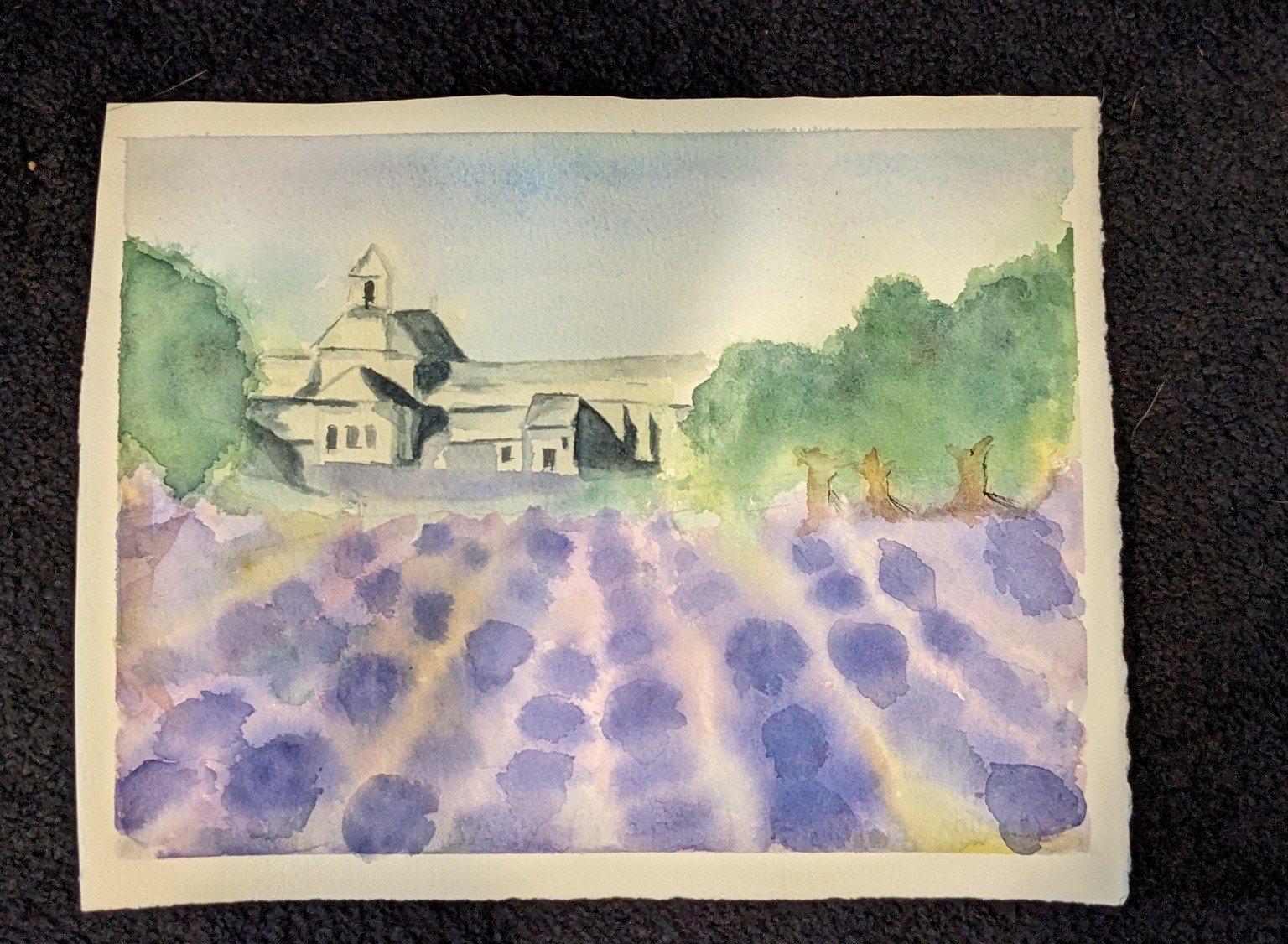 Malta boats/lavender field - image 1 - student project