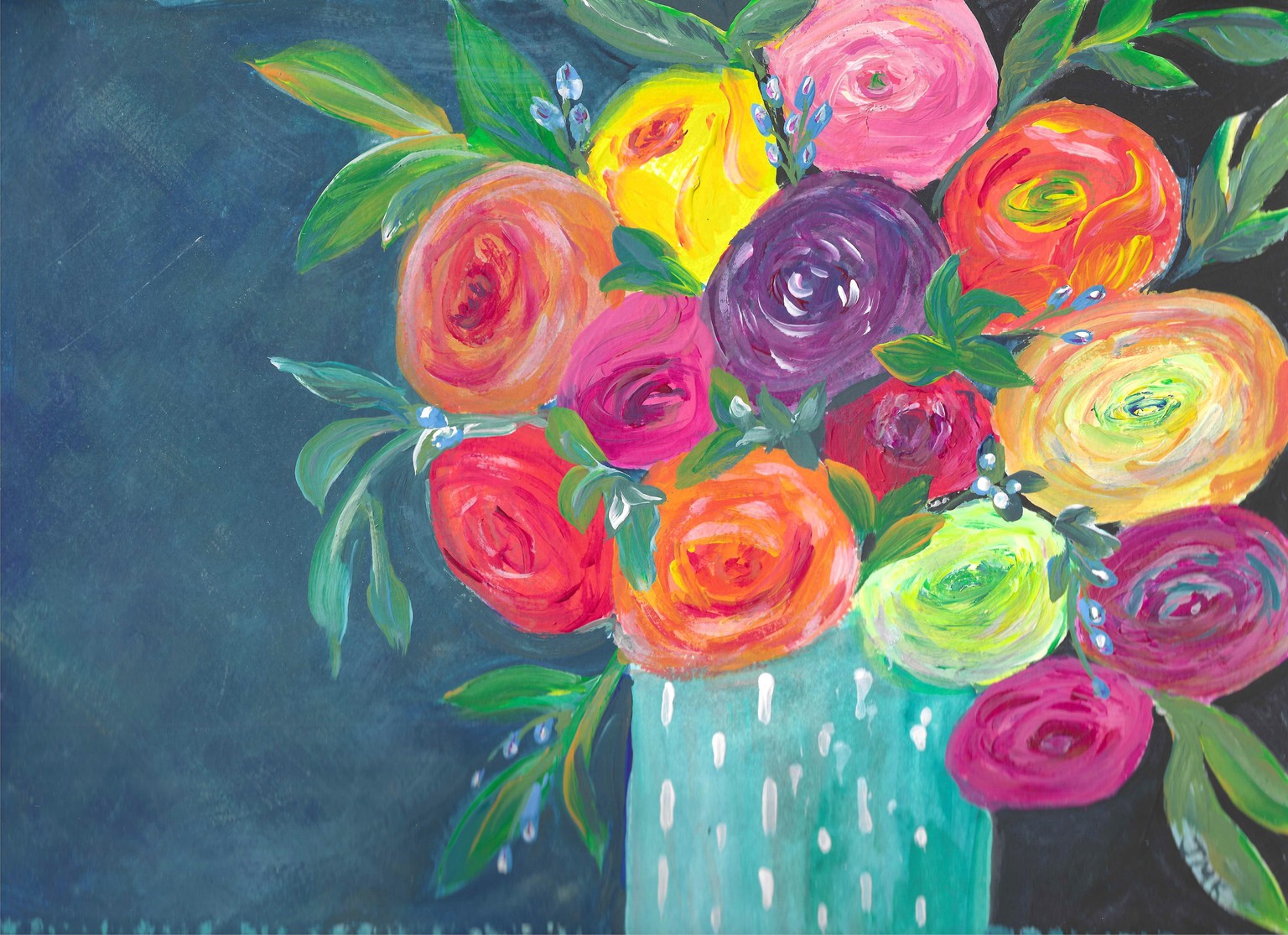 Dramatic bouquet - image 1 - student project