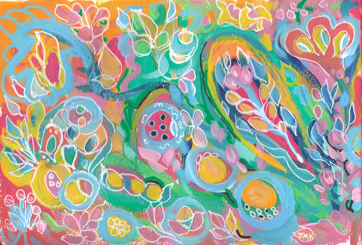 Blossoming abstract 1&2 - image 2 - student project