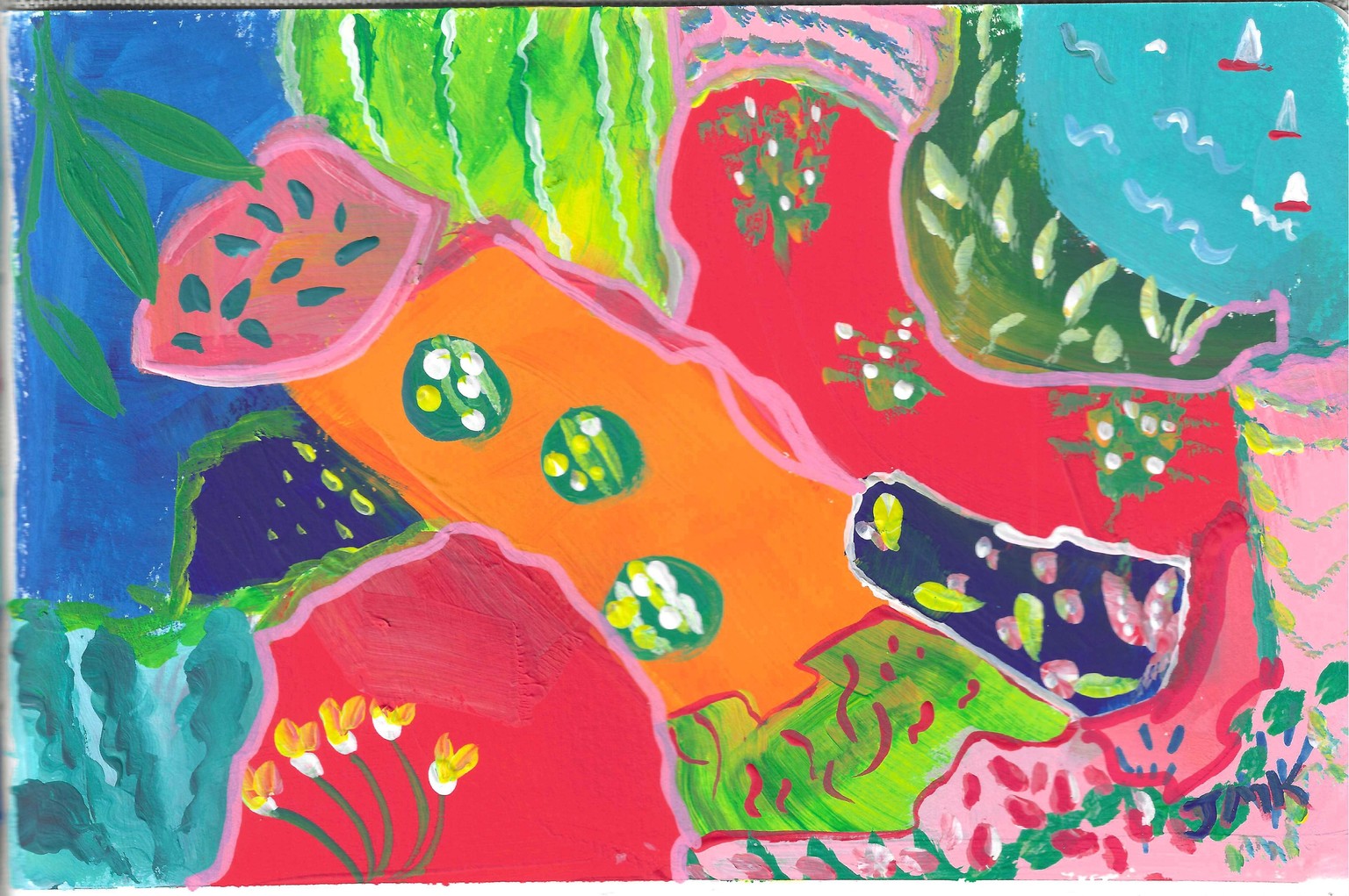 Blossoming abstract 1&2 - image 4 - student project