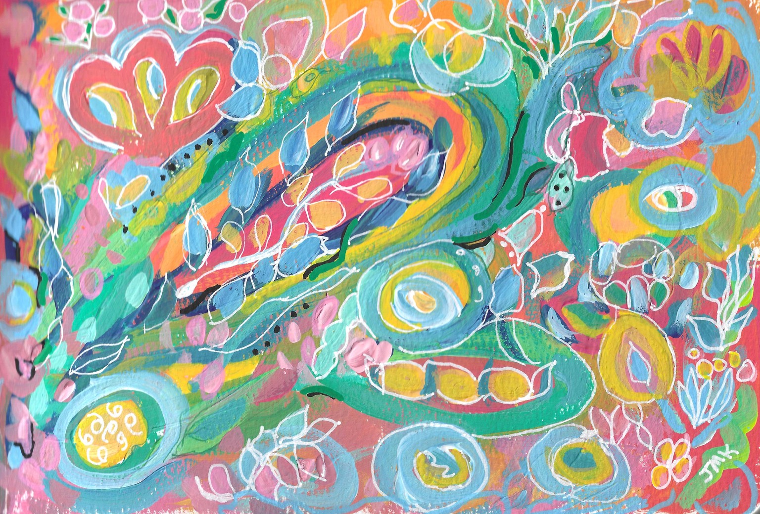 Blossoming abstract 1&2 - image 1 - student project