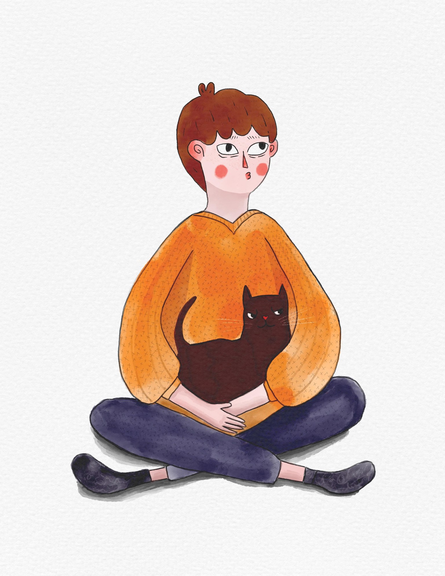 Watercolor illustration - image 1 - student project