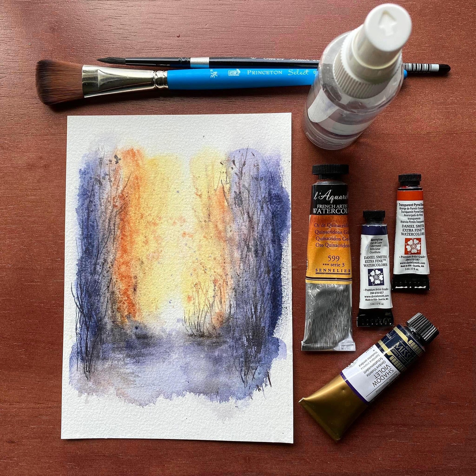 Free Flow Watercolor - image 2 - student project