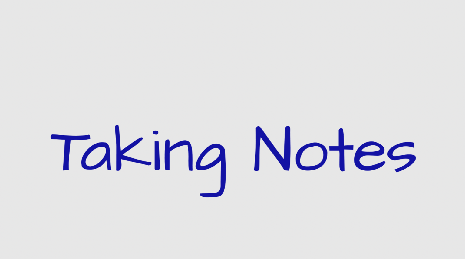 Taking Notes - image 2 - student project