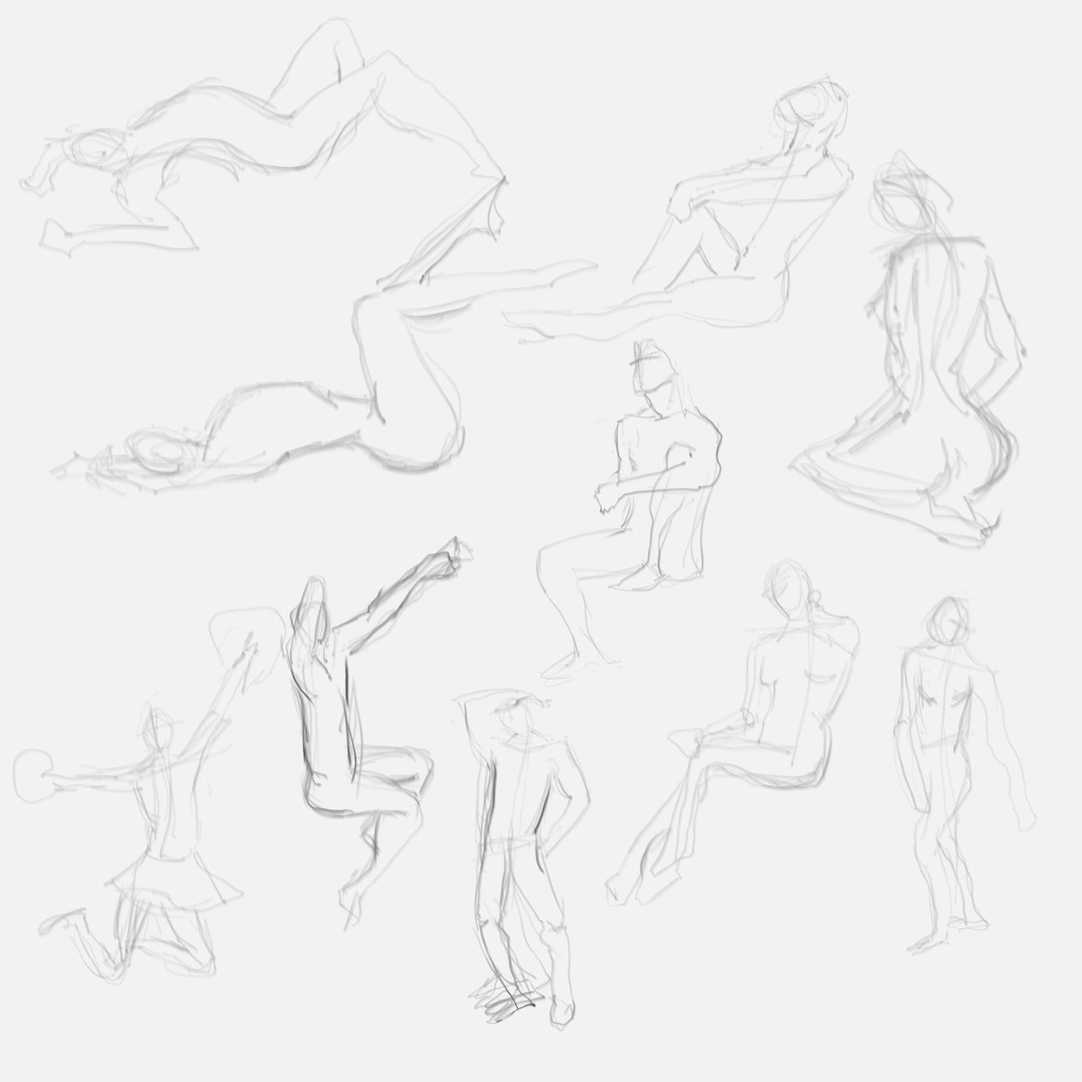 gesture drawing - image 1 - student project