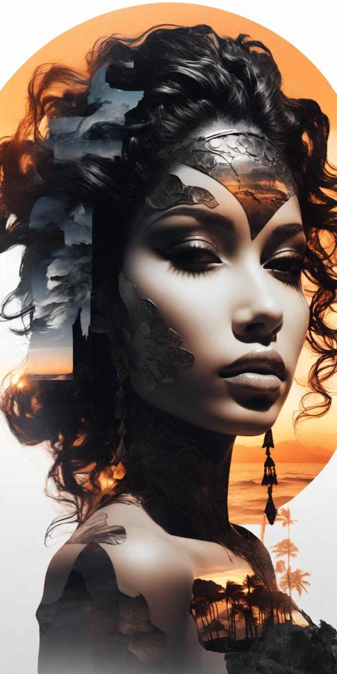 A beautiful Goddess silhouette - image 1 - student project
