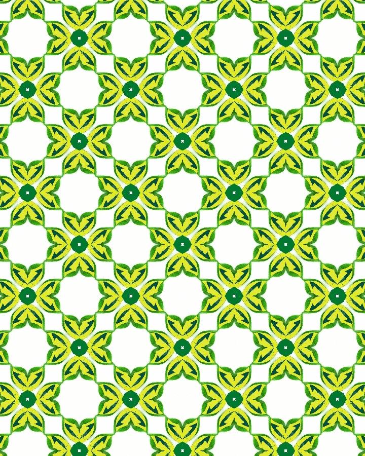 Vectorized leaf pattern - image 3 - student project