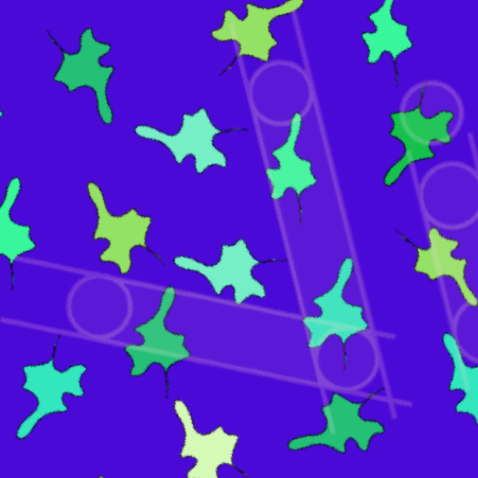 Vectorized leaf pattern - image 4 - student project