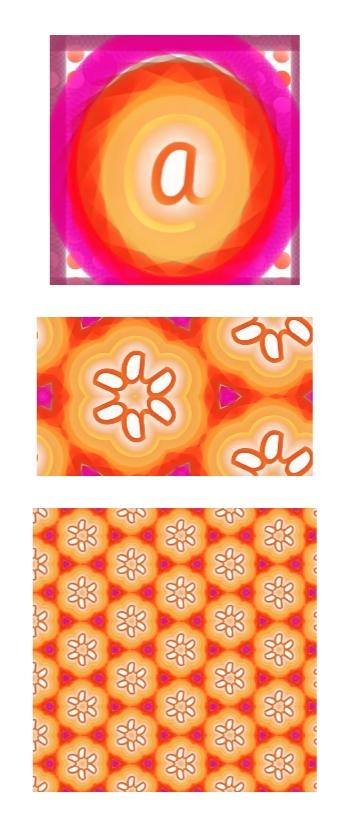 Watercolor fabric swatch - image 5 - student project