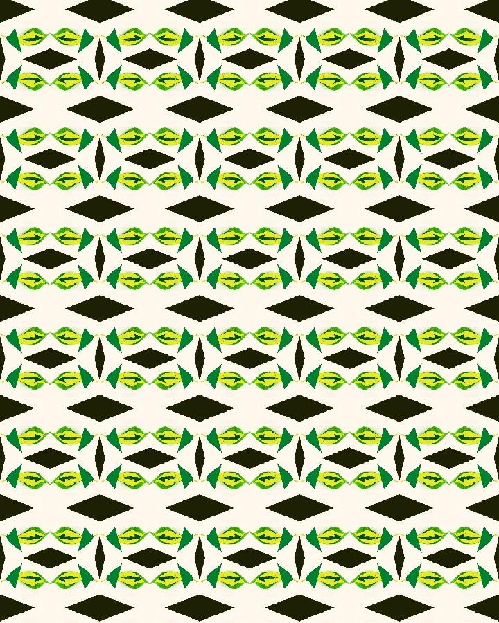 Vectorized leaf pattern - image 2 - student project