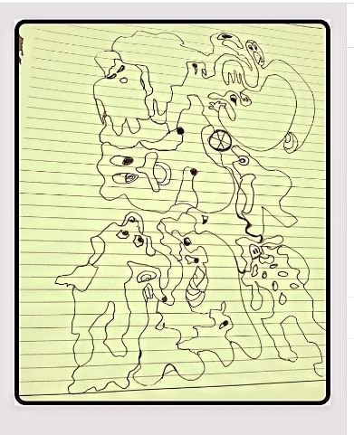 Sketch of doodle illustration - image 1 - student project