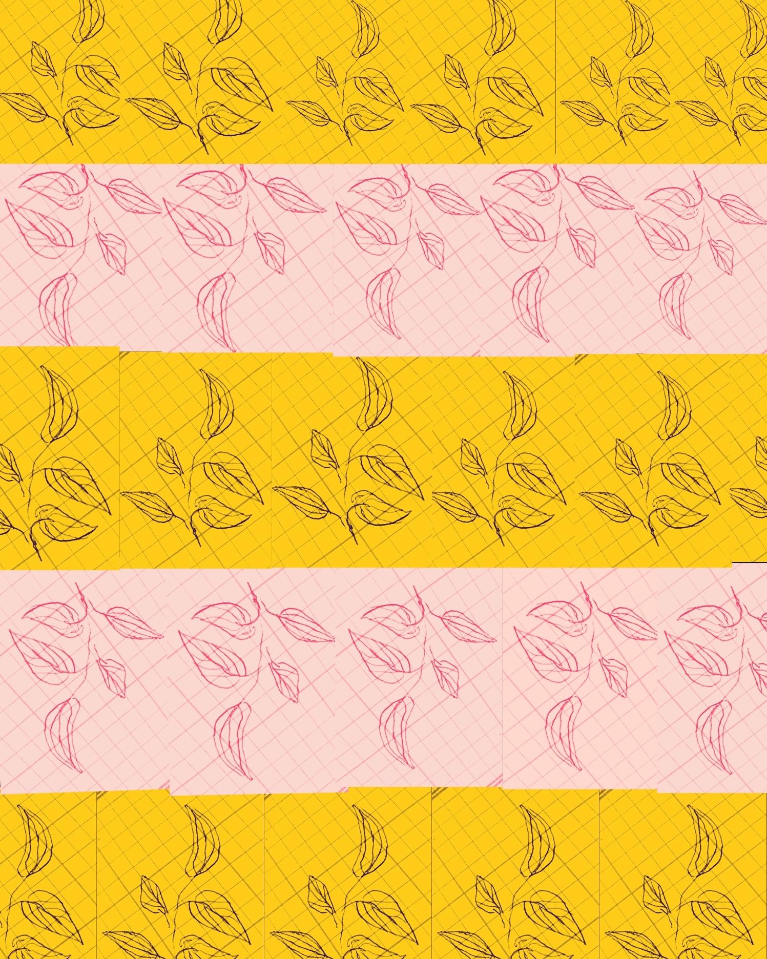 Vectorized leaf pattern - image 6 - student project