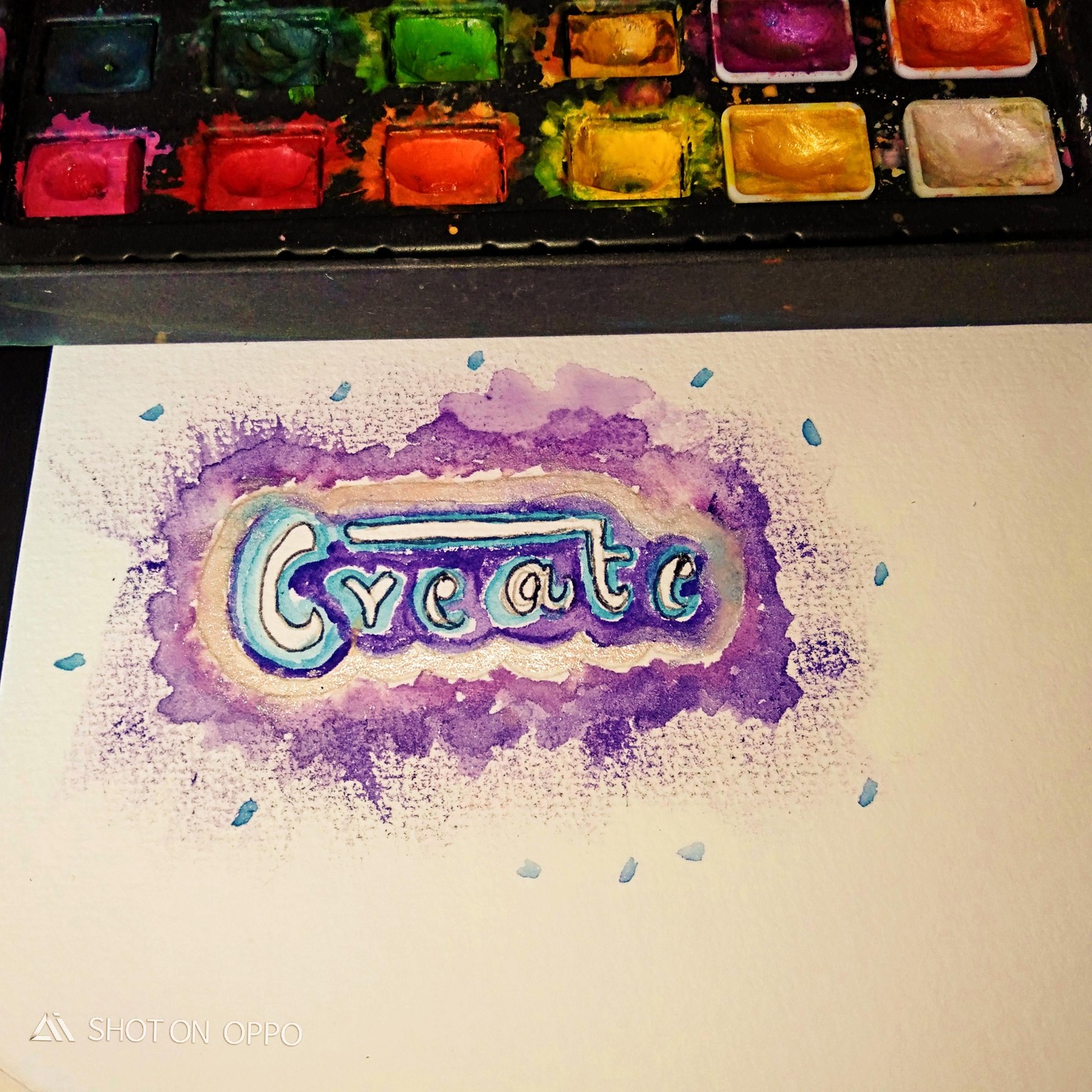 Watercolor Negative Space - image 1 - student project