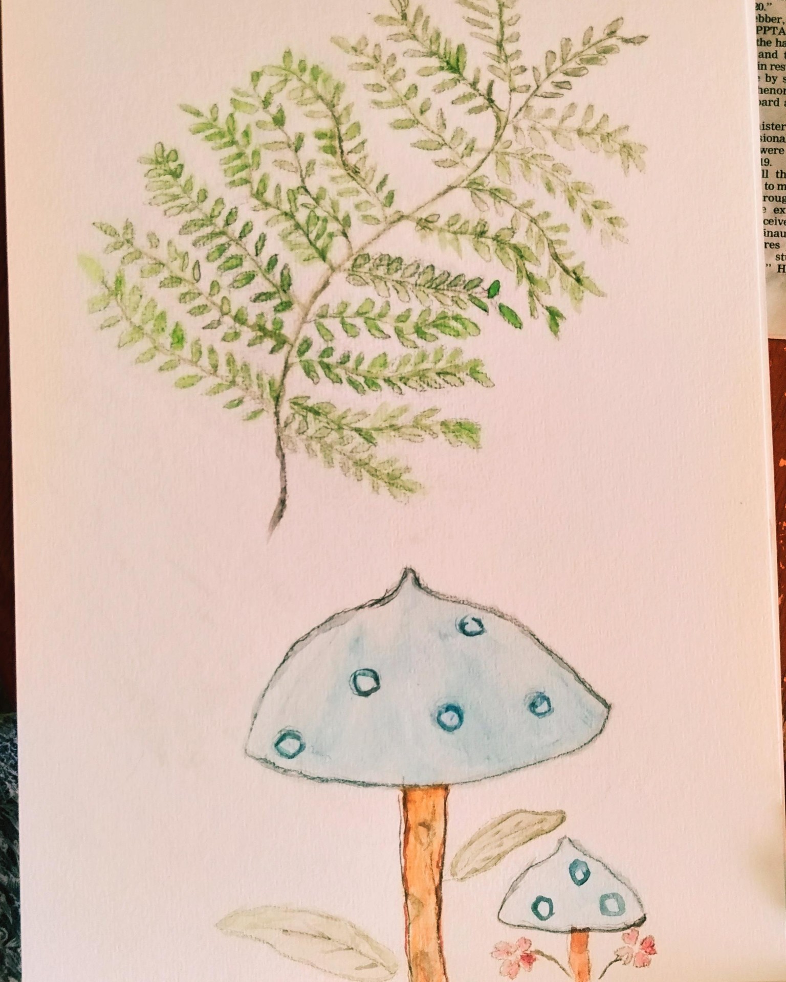 Textures in watercolour - image 1 - student project