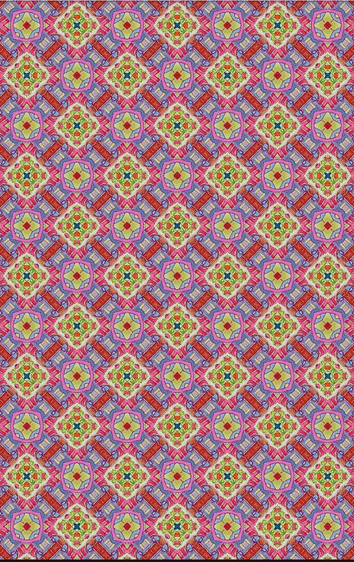 Watercolor digital pattern tile - image 4 - student project
