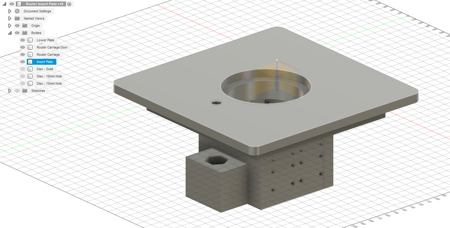 3D Printed Workbench Router Lift - image 1 - student project