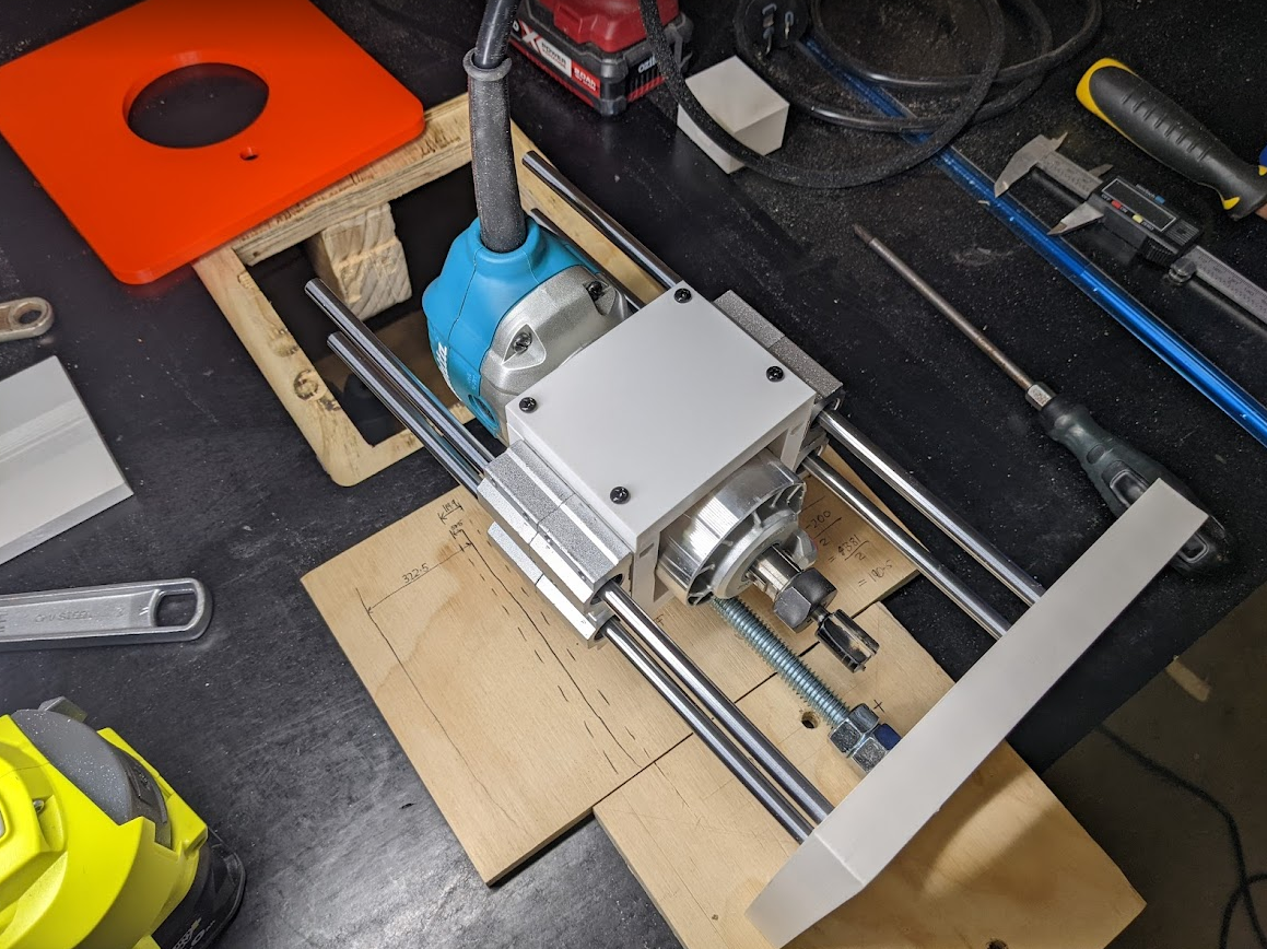 3D Printed Workbench Router Lift - image 3 - student project