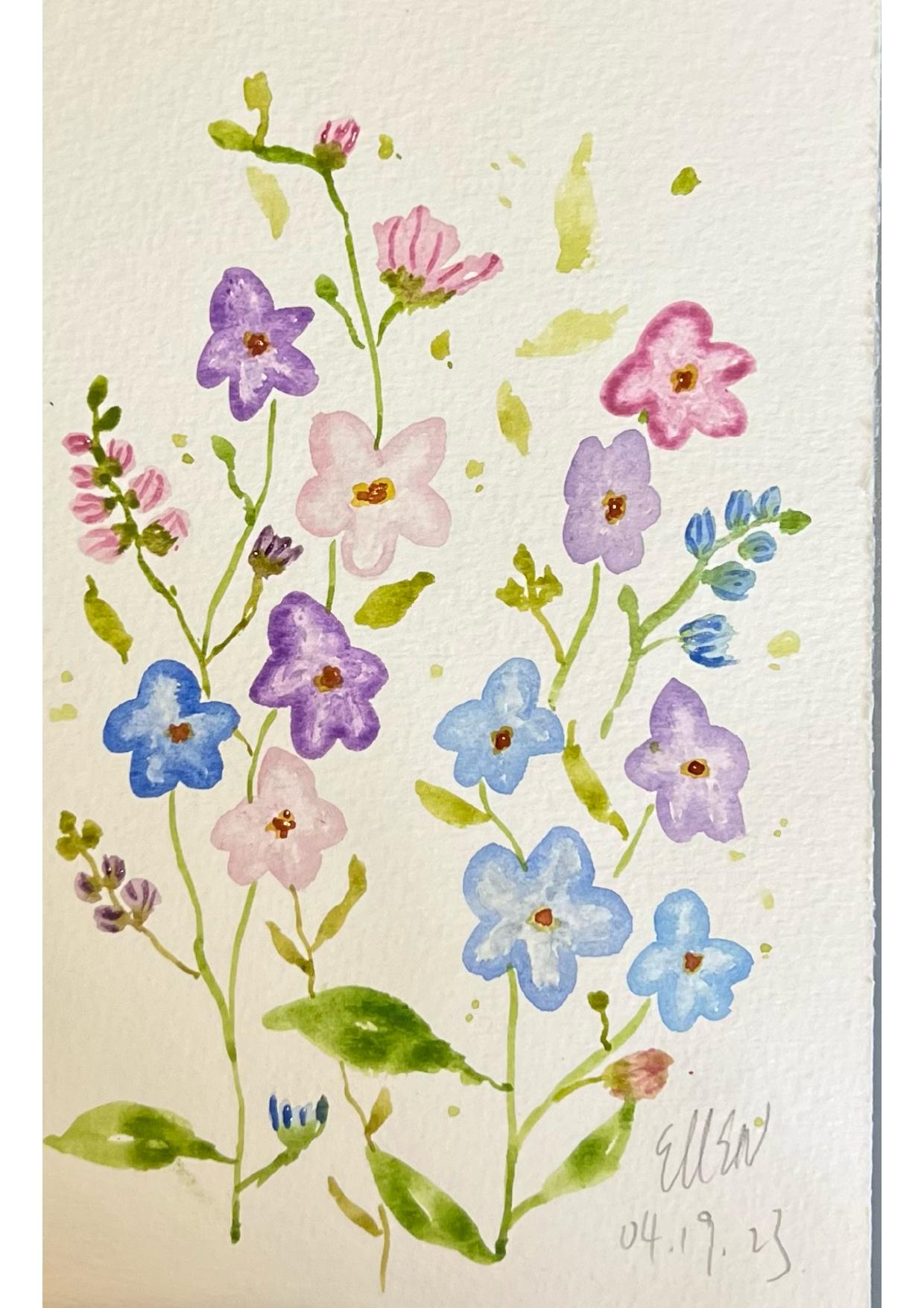 forget me not flower - image 1 - student project