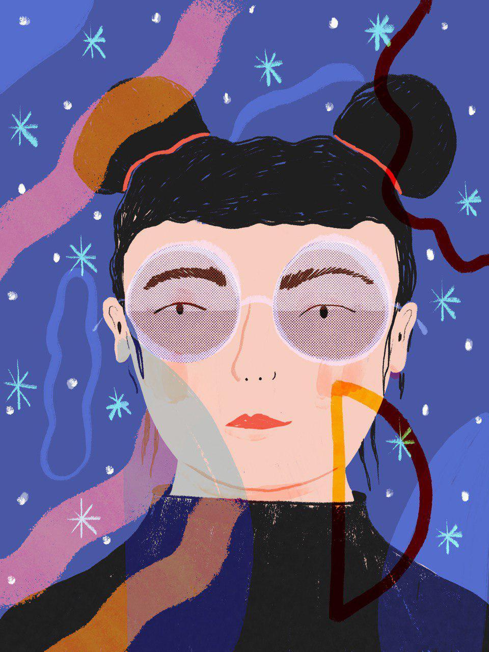 Portraits with Elements - image 2 - student project