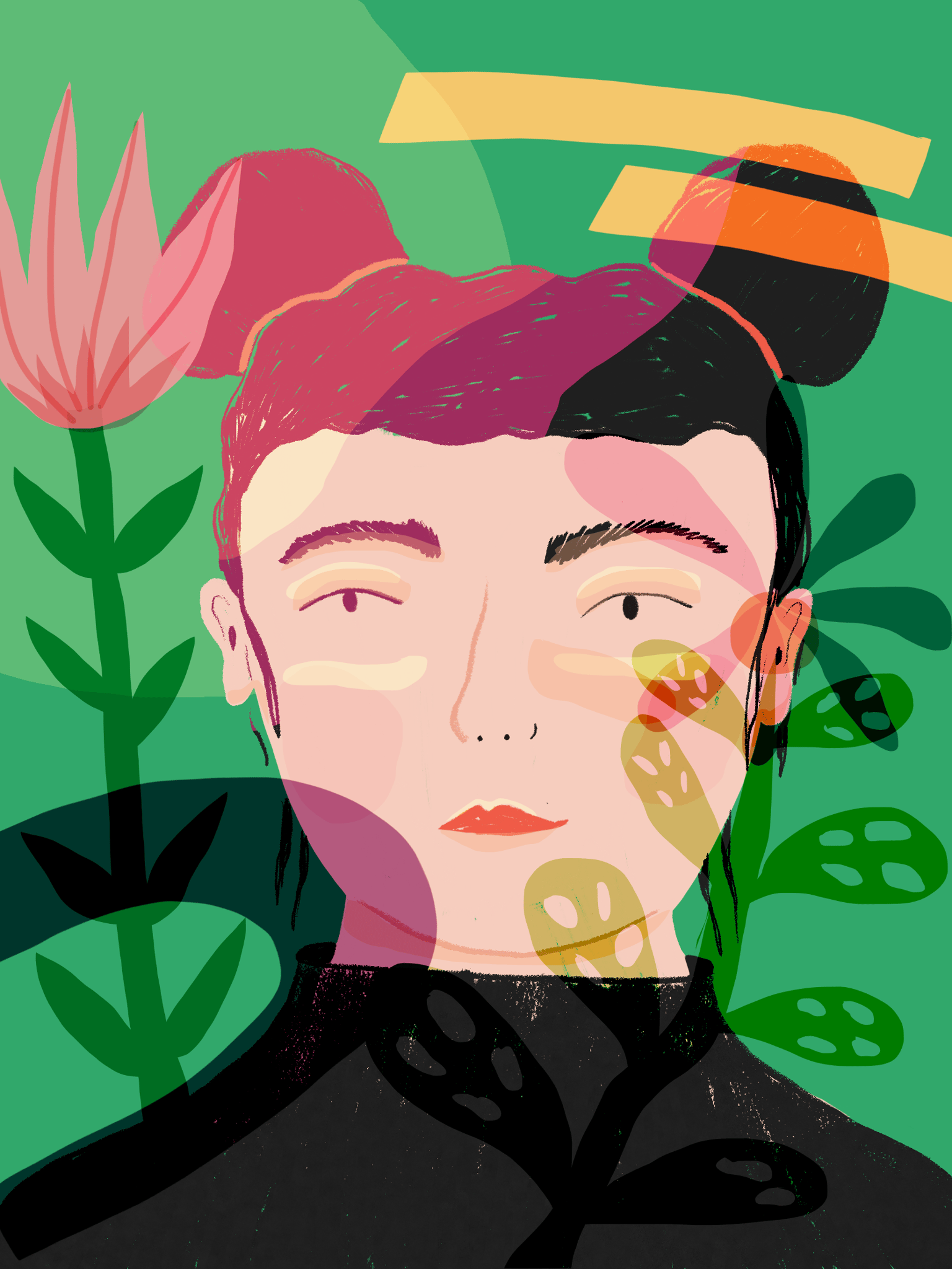 Portraits with Elements - image 1 - student project