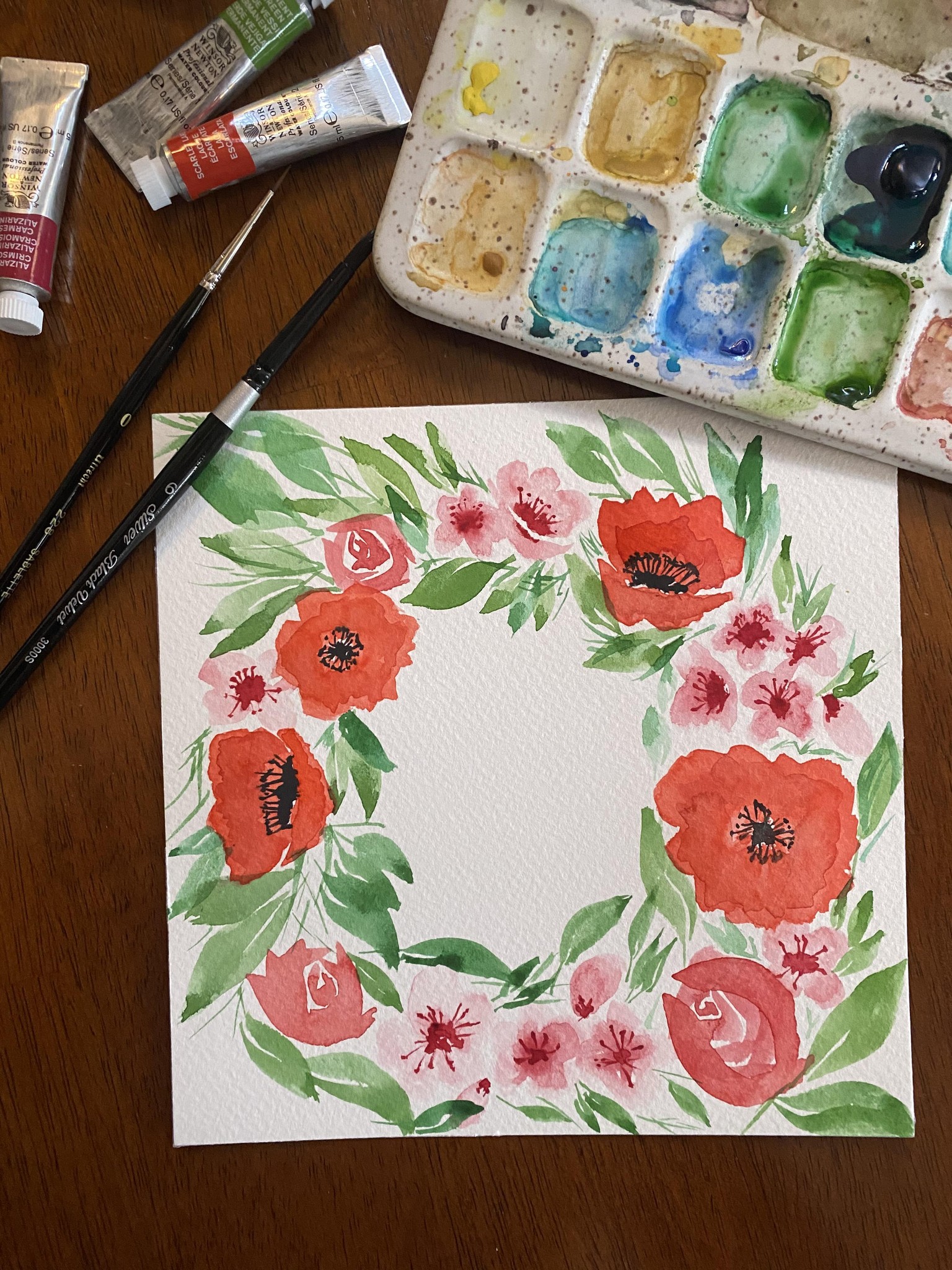 floral wreath - image 1 - student project