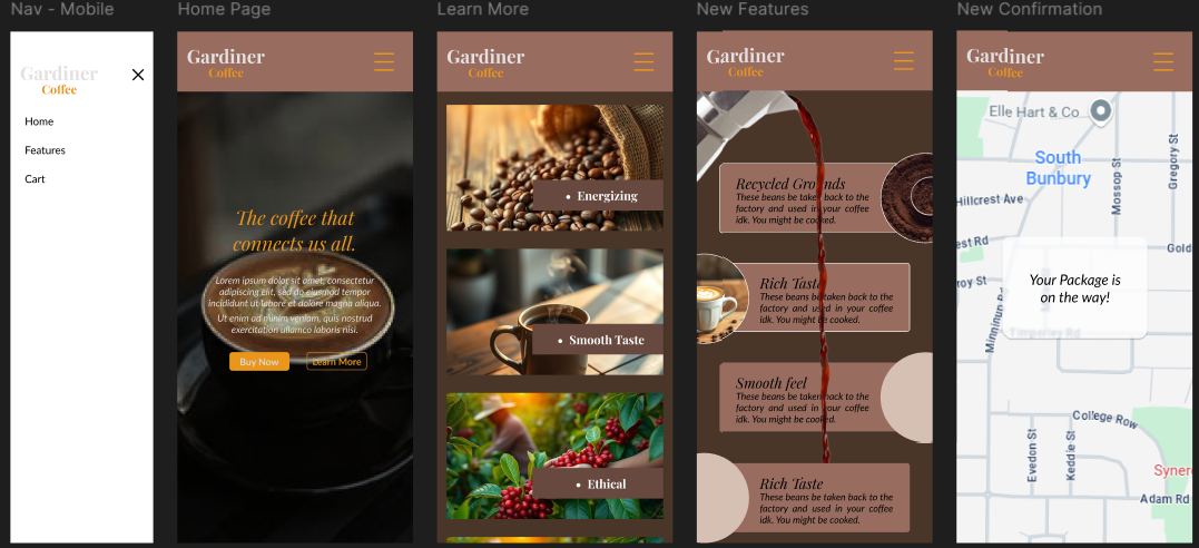 Figma UI UX Design Essentials - image 3 - student project