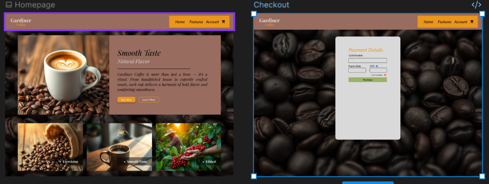 Figma UI UX Design Essentials - image 2 - student project