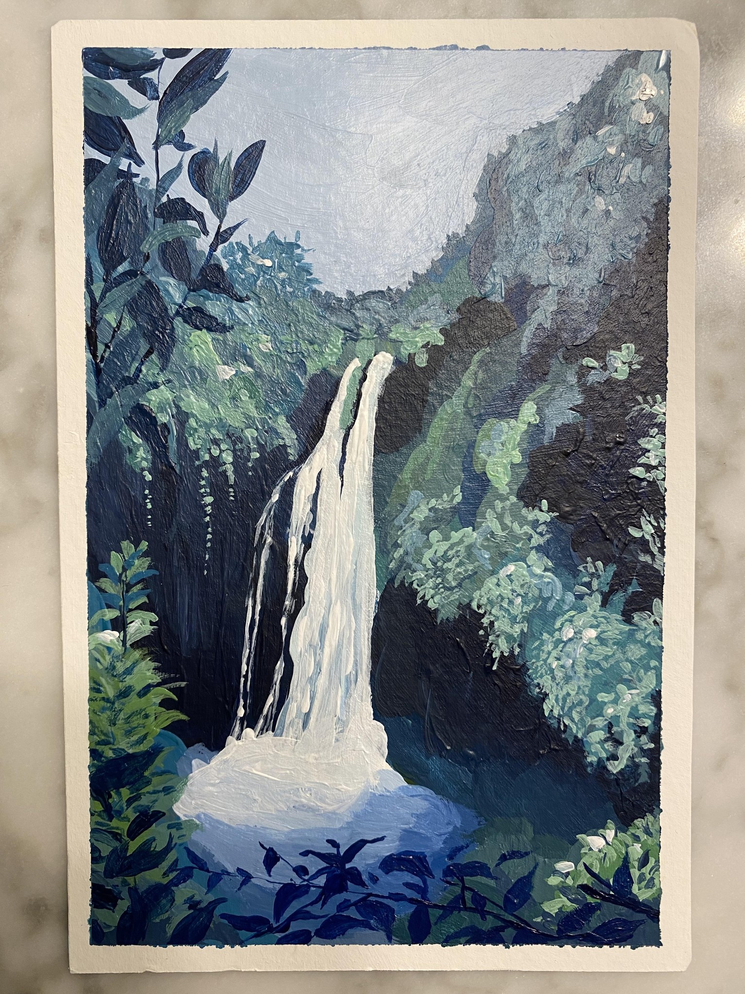 Acrylic waterfall - image 1 - student project