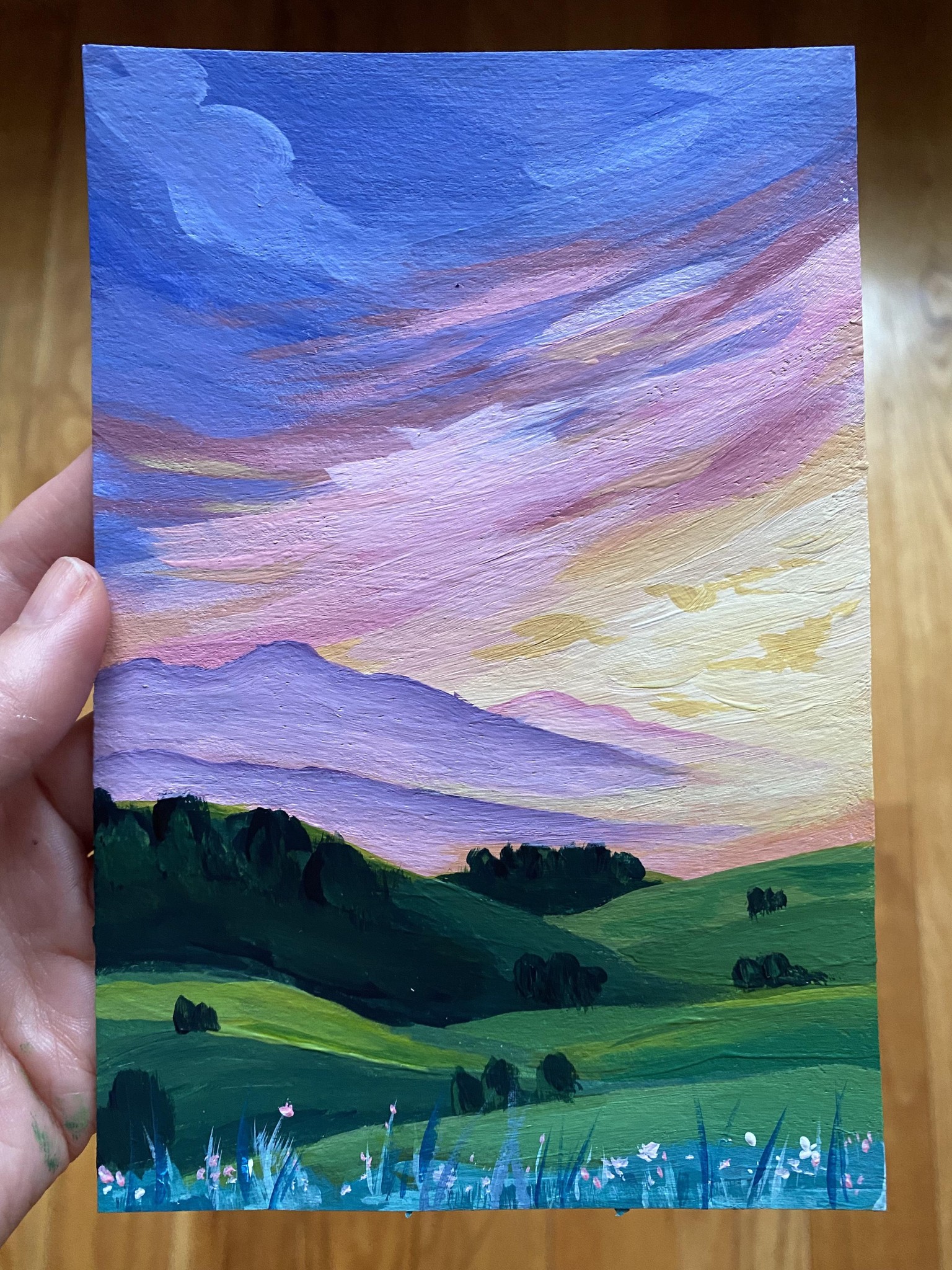 Acrylic Sunset - image 1 - student project