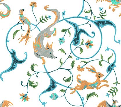 Animals and leaves - image 1 - student project
