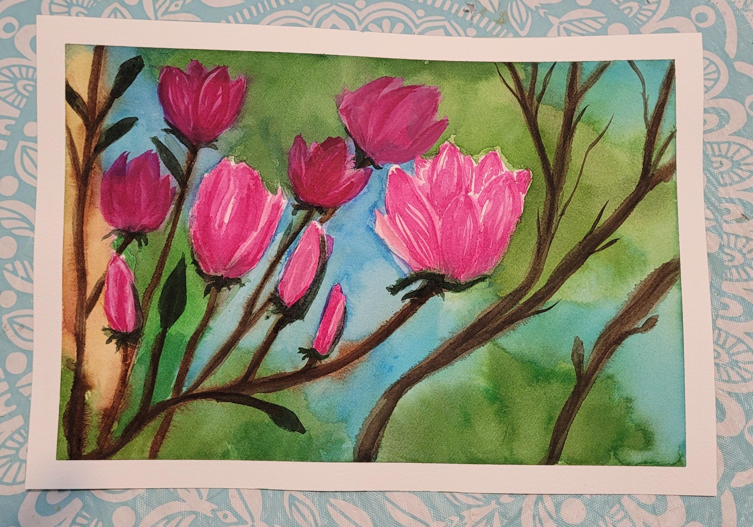 Blossom to Bloom Spring Paintings - image 11 - student project