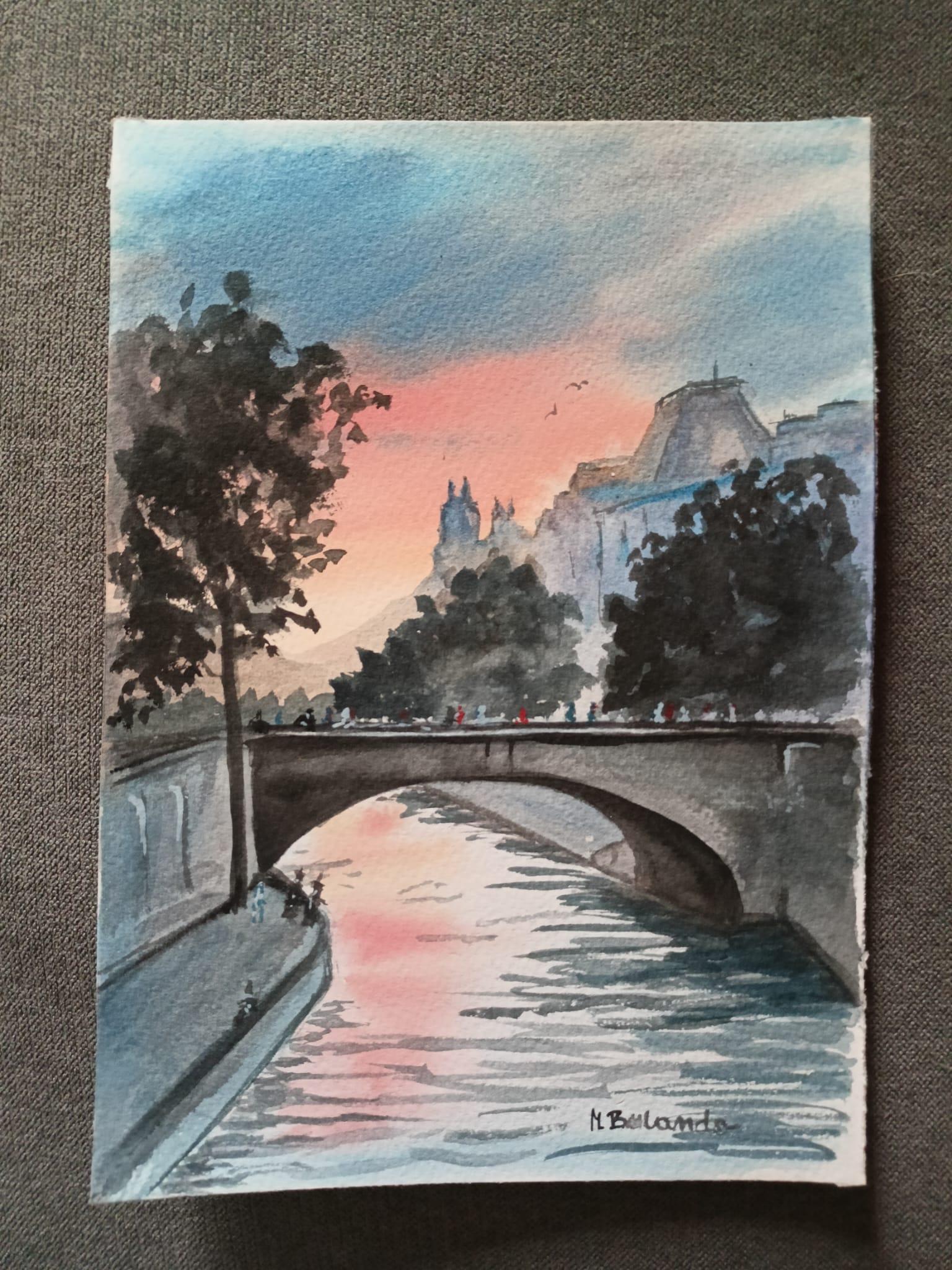 Paesaggio urbano al tramonto - image 1 - student project