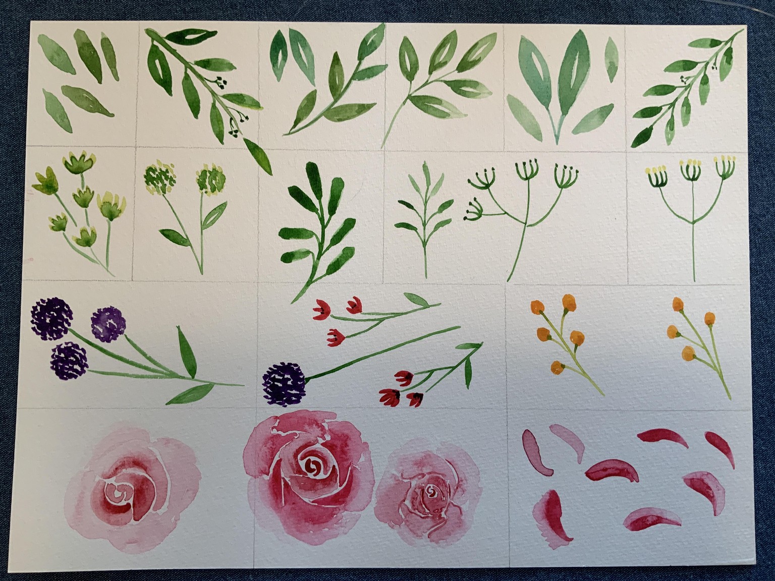 Roses, Stems and Filler : practice - image 1 - student project