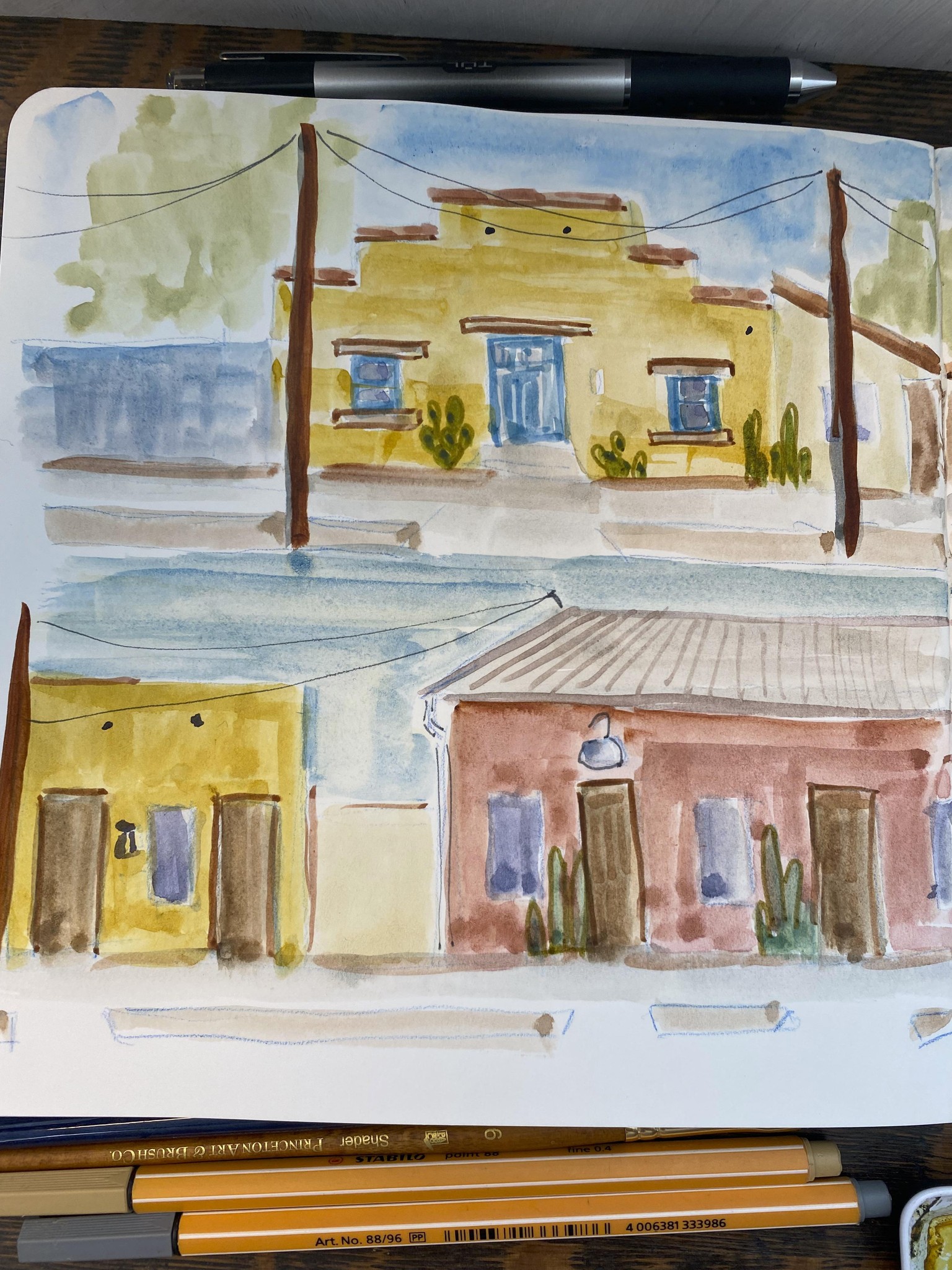 Travel Sketching // Tucson, AZ - image 1 - student project