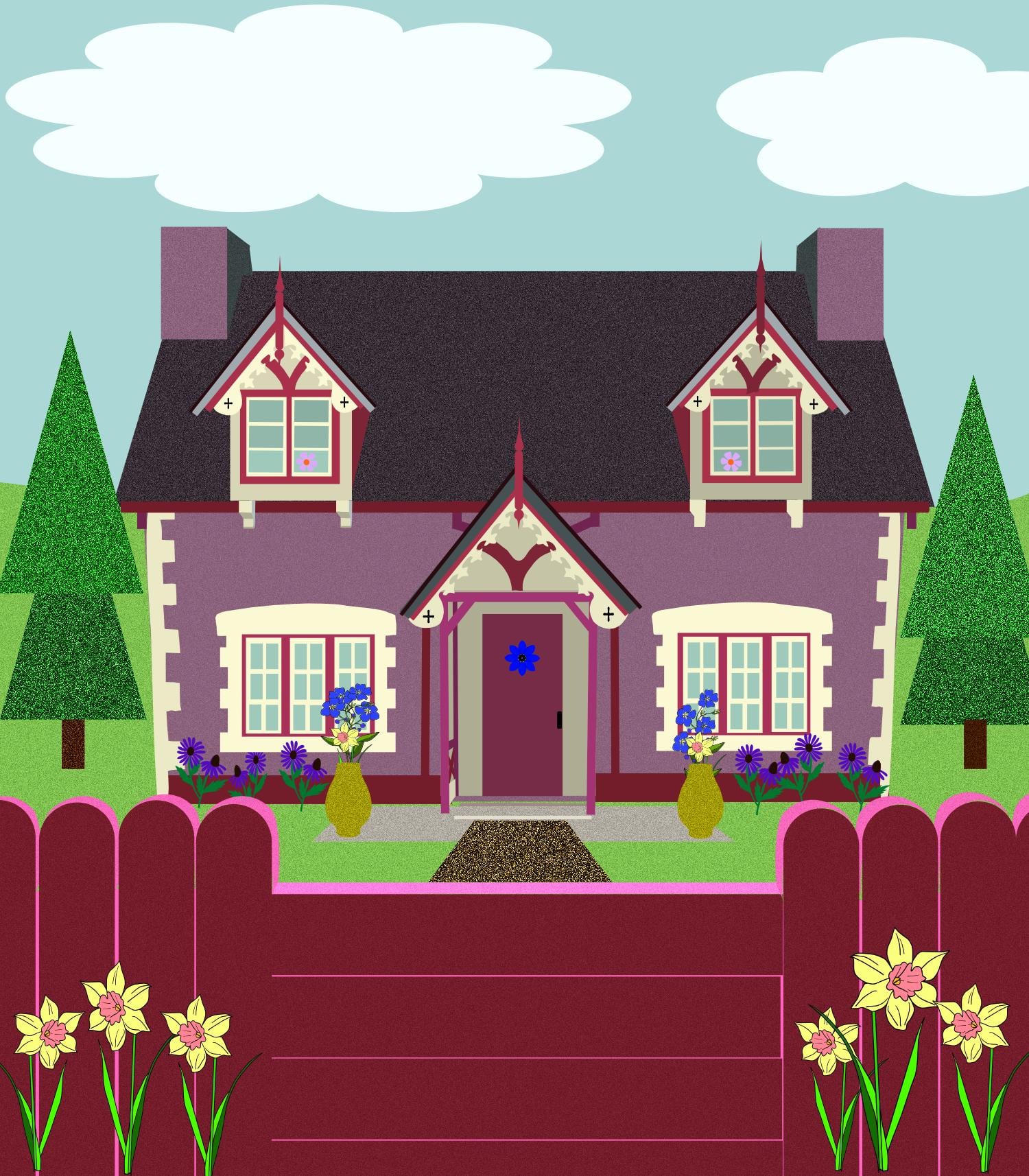 Pretty English cottage - image 1 - student project