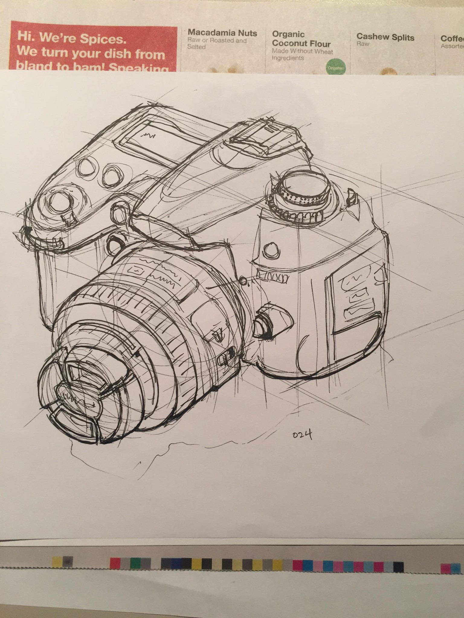 Sketching a DSLR - image 4 - student project
