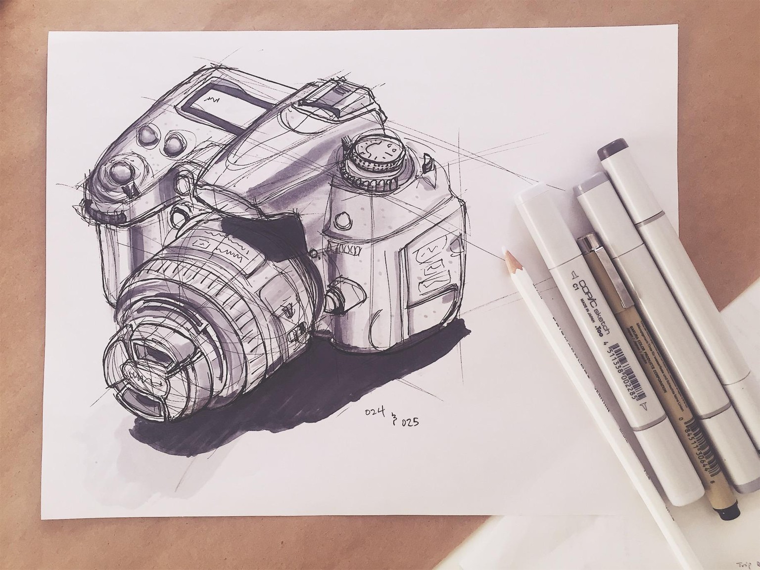 Sketching a DSLR - image 5 - student project