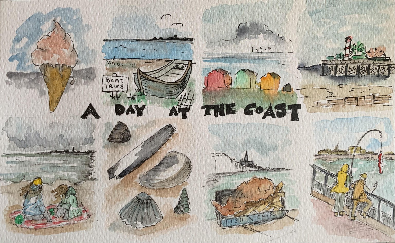 A day at the coast - image 1 - student project
