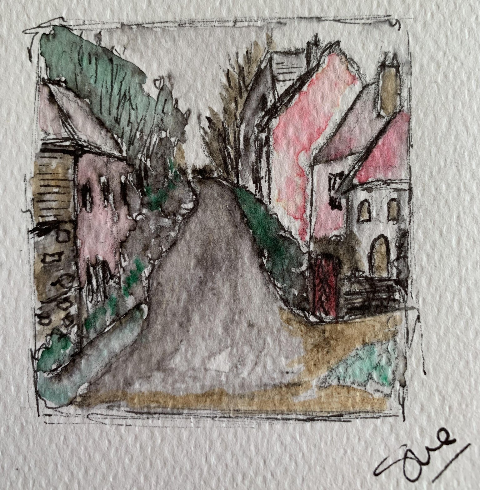Ink and watercolour - image 3 - student project