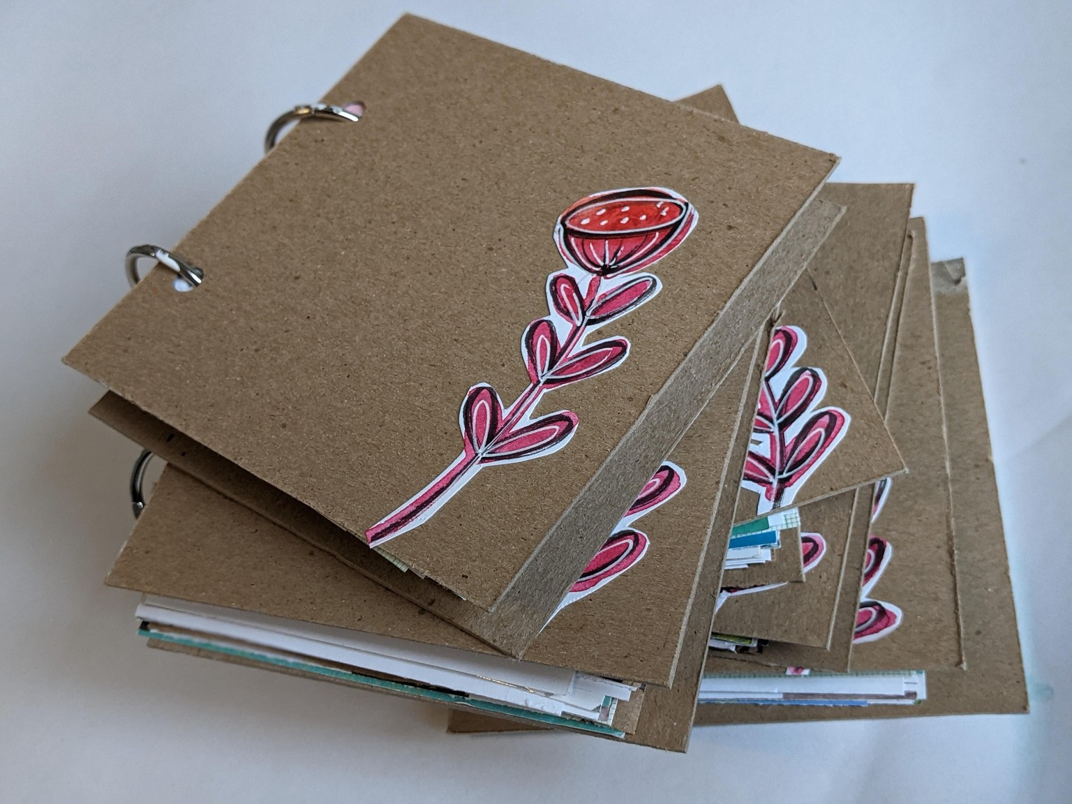 Mini square junk journals - image 1 - student project