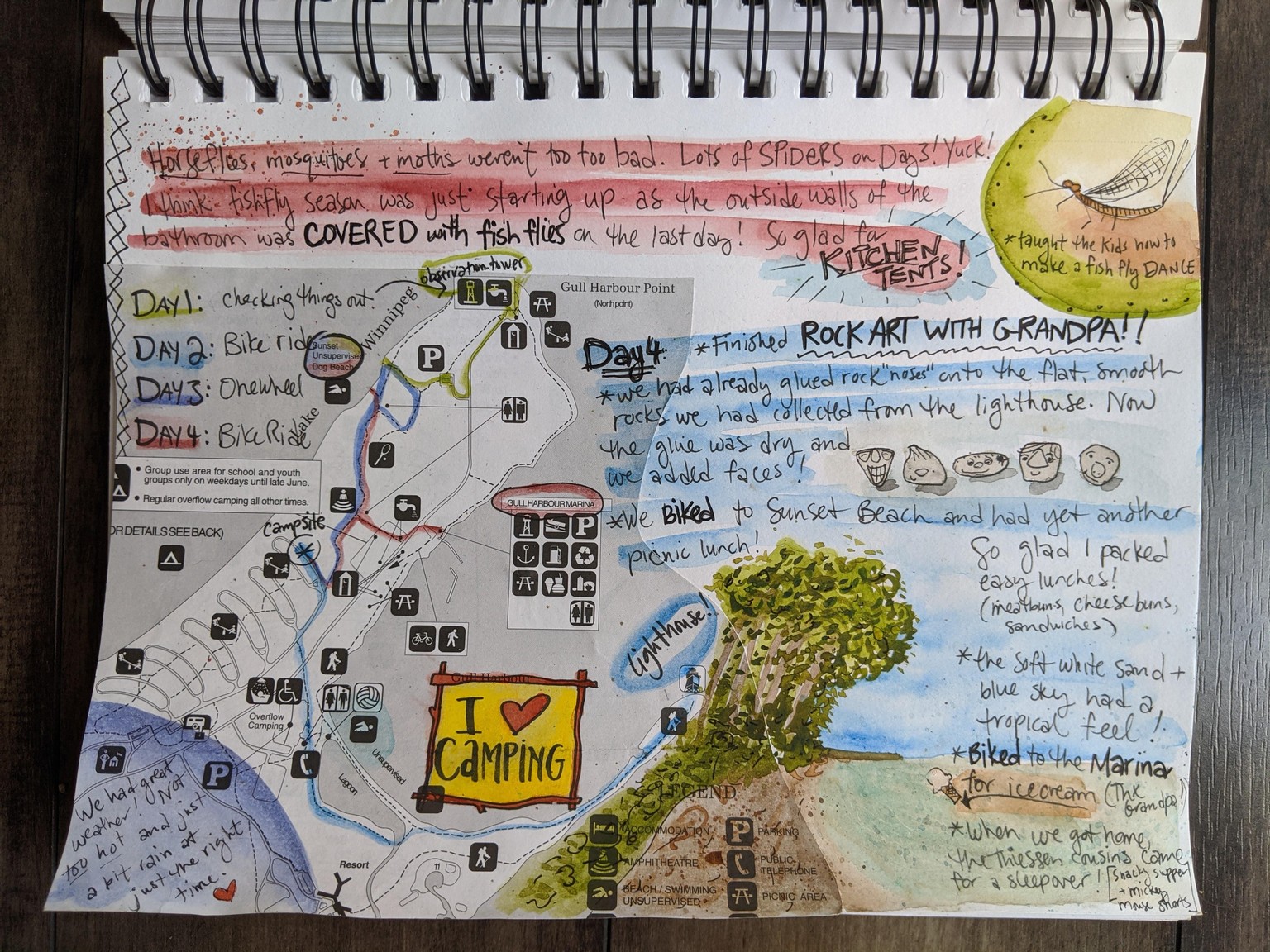 My camping art journal - image 3 - student project