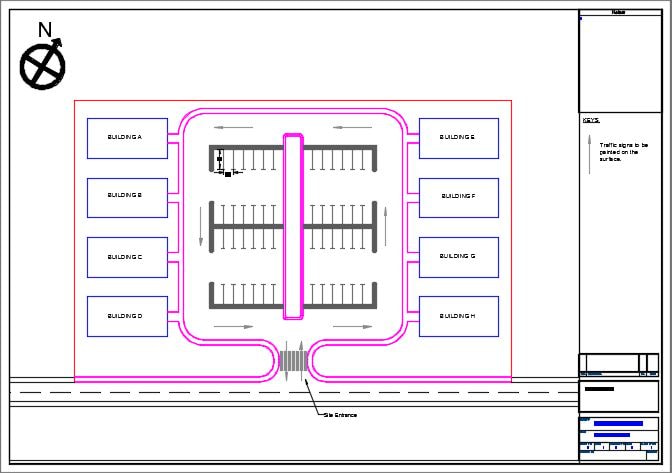 Office Park Site Layout - image 3 - student project