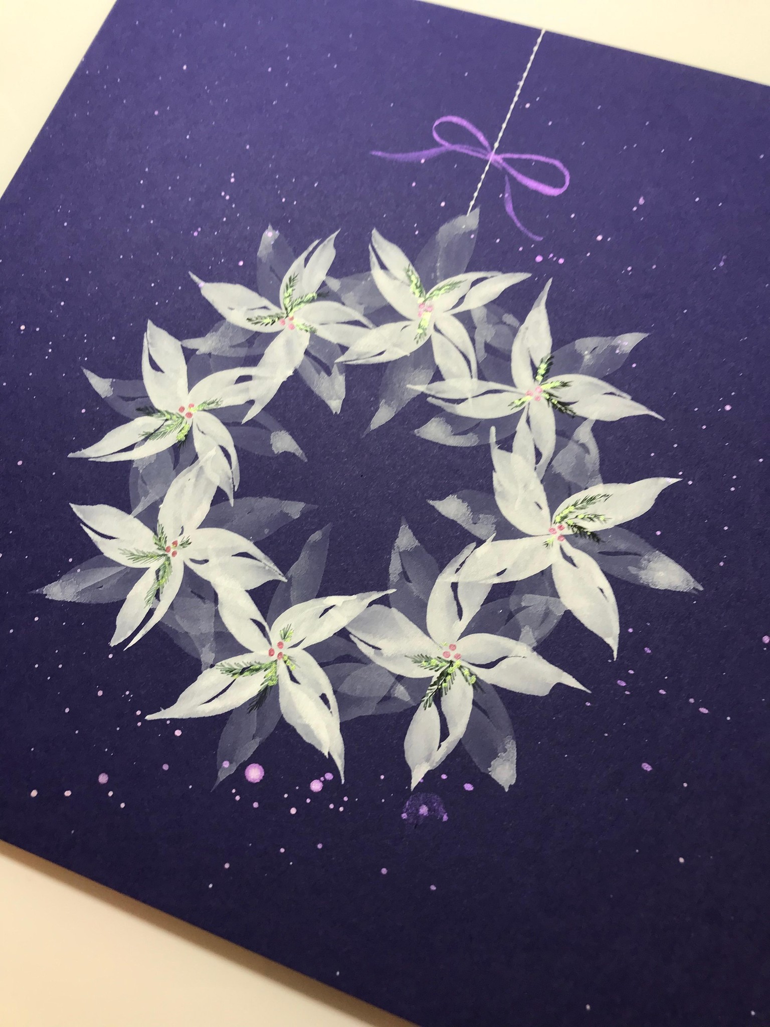Shiny Christmas Wreath - image 2 - student project