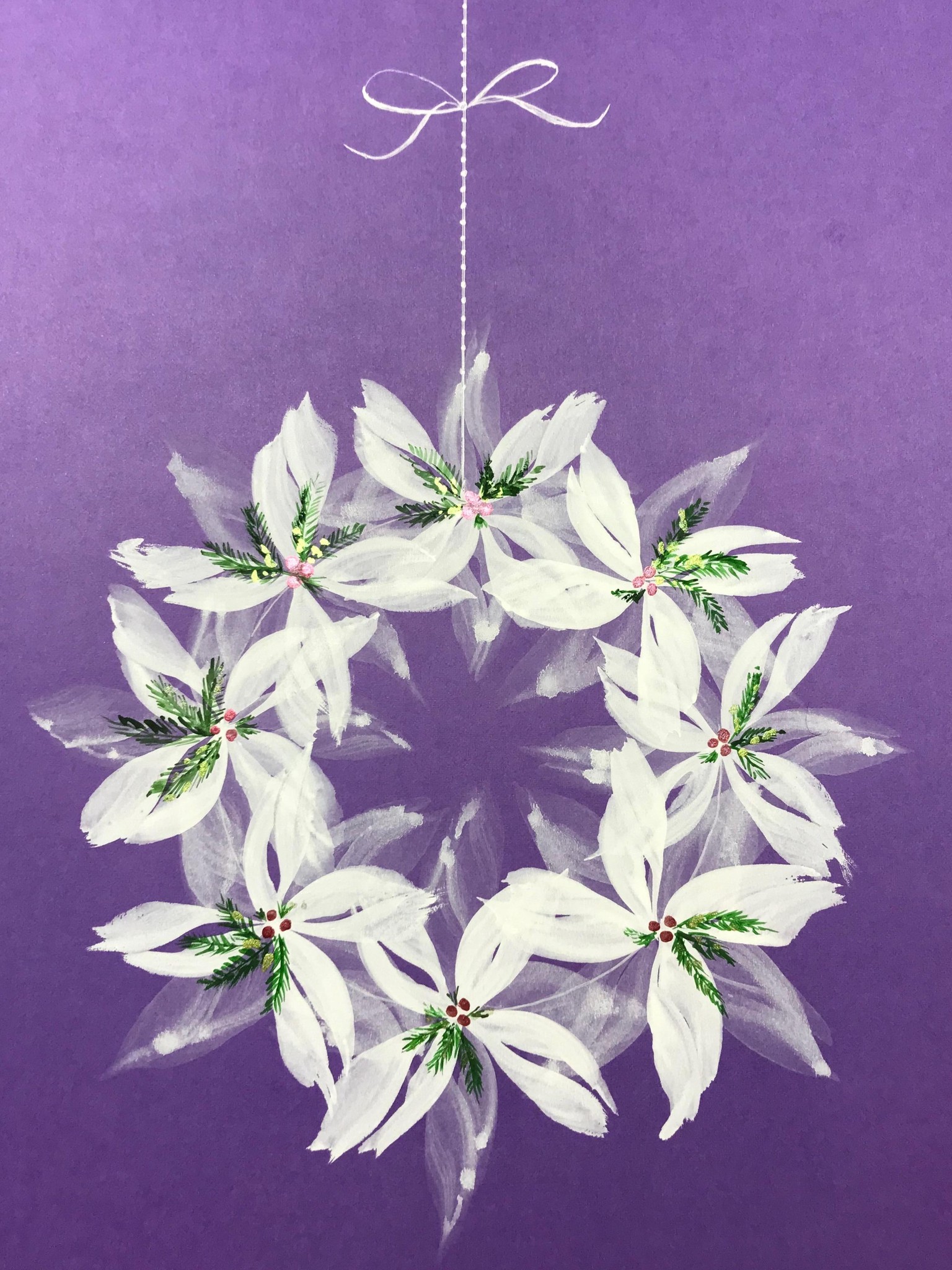 Shiny Christmas Wreath - image 1 - student project