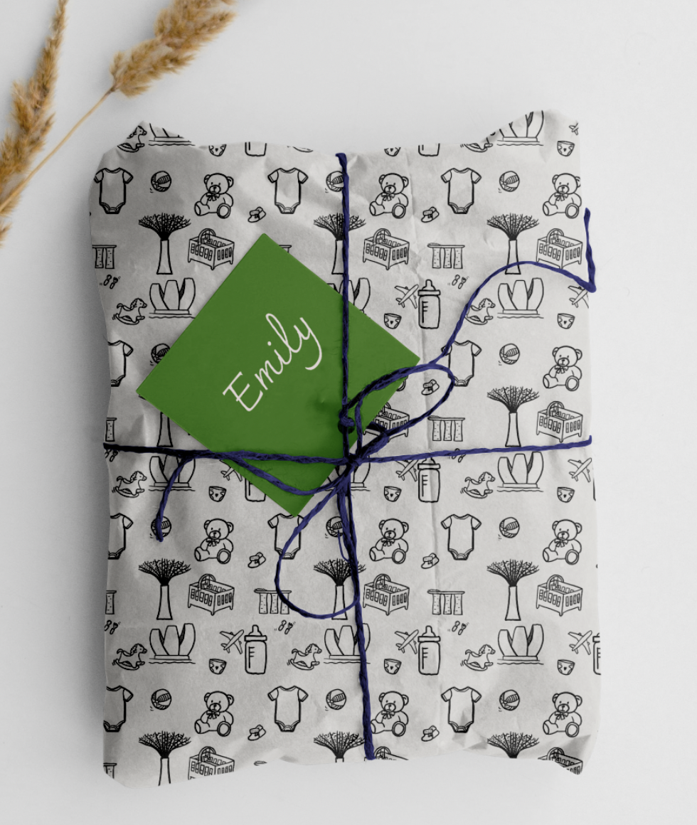 Baby Wrapping Paper - image 1 - student project