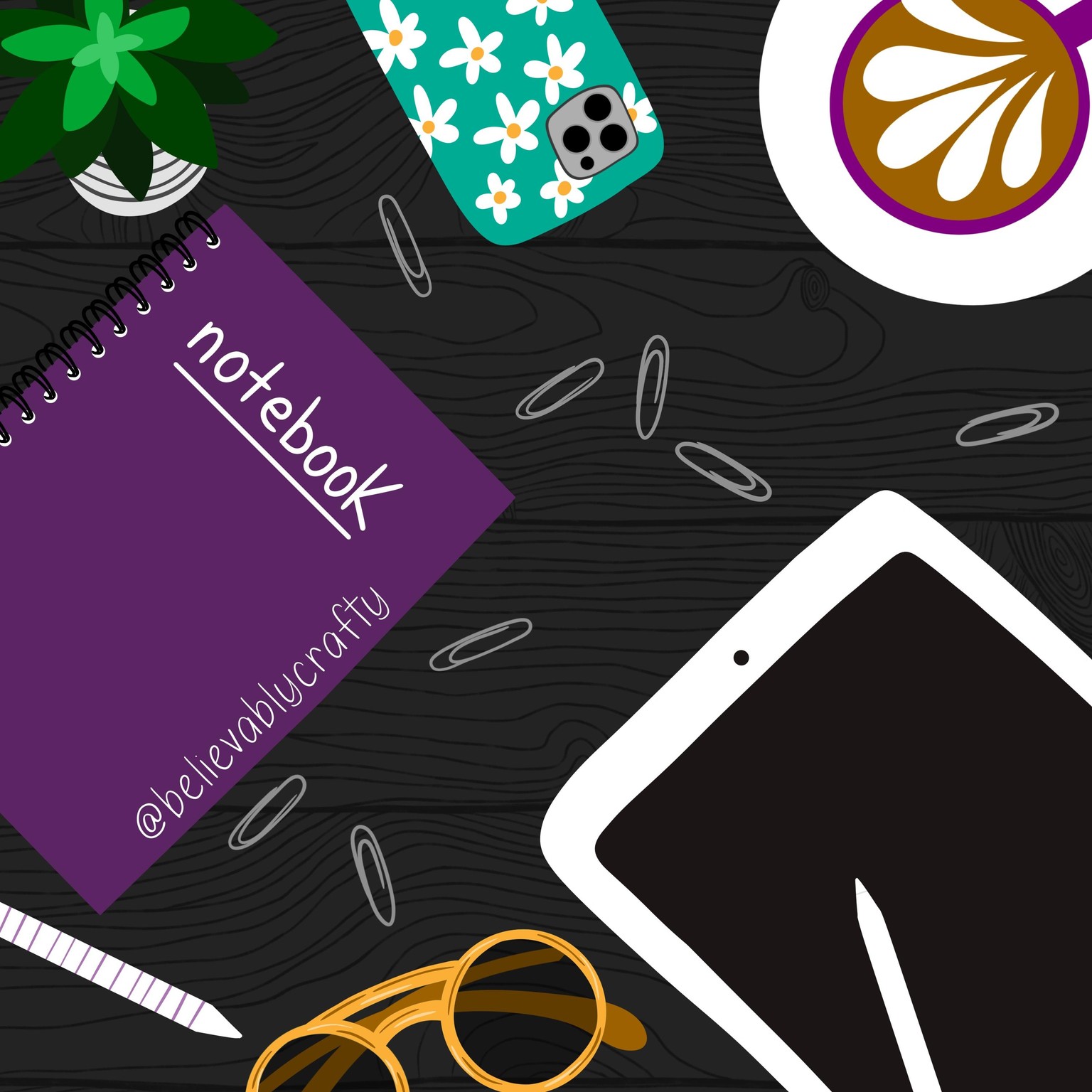 Desk Flat lay - image 1 - student project