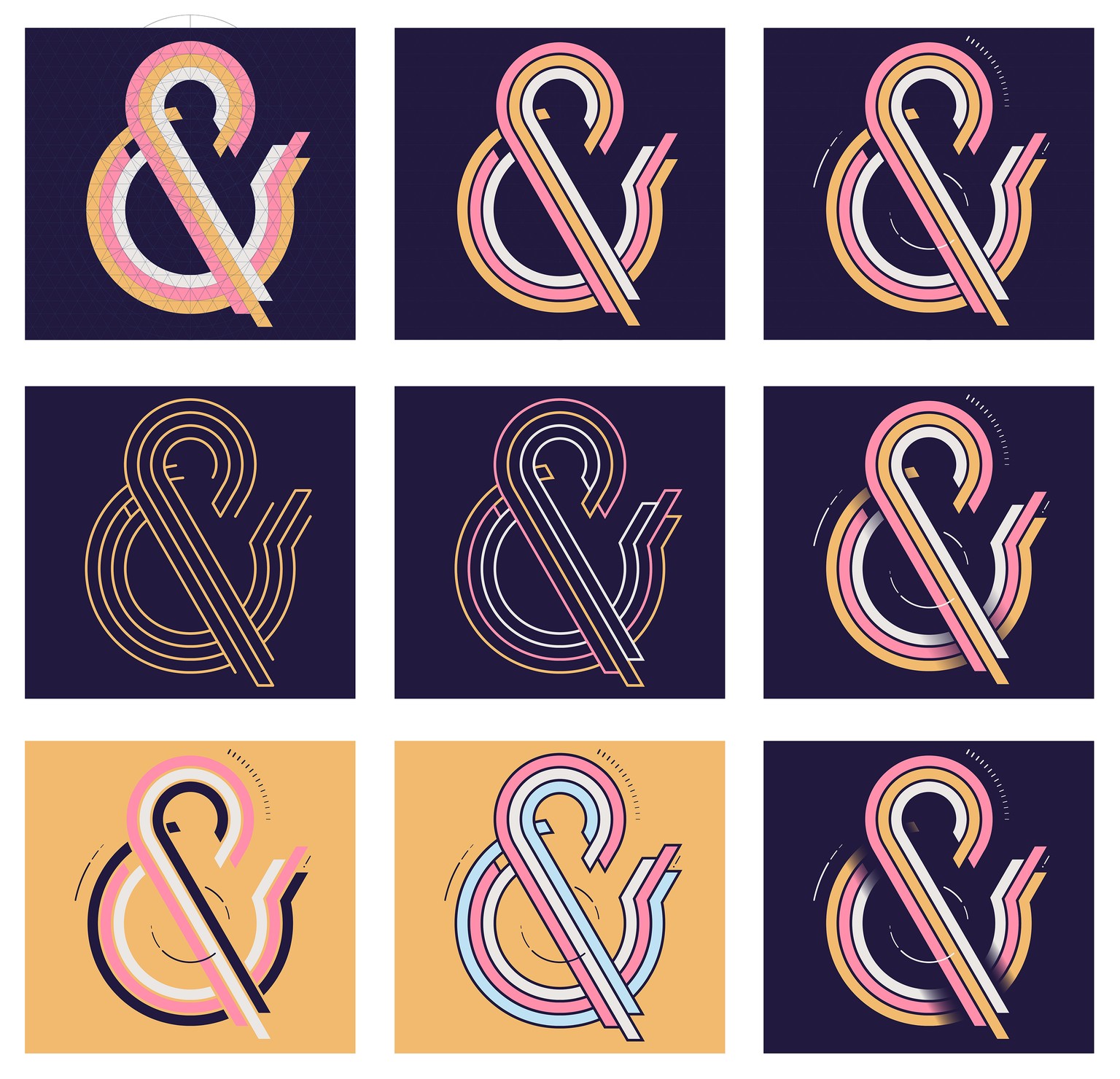 Designing a Geometric Ampersand - image 7 - student project